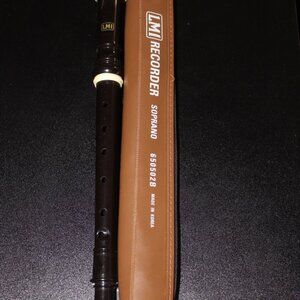 Vintage LMI Recorder Soprano #650502G w/ Original Case Flute Instrument